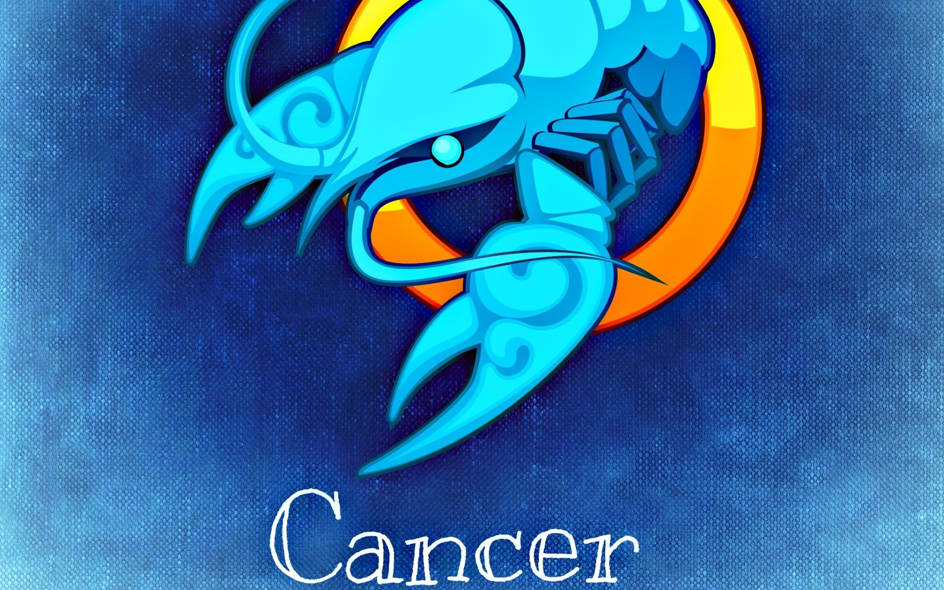 fond d'écran du zodiaque du cancer,dessin animé,aqua,police de caractère,conception graphique,illustration