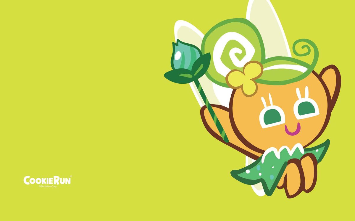 cookie run wallpaper,green,cartoon,animated cartoon,yellow,illustration