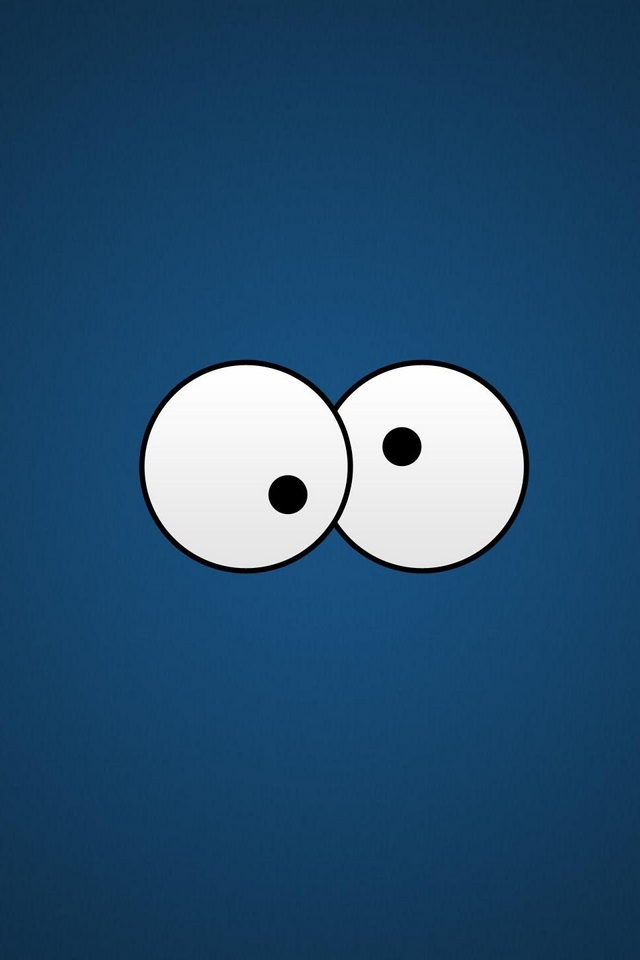 cookie monster iphone wallpaper,blau,himmel,wolke,animation,symbol