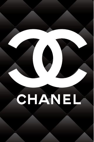 chanel logo wallpaper,text,logo,font,black and white,pattern