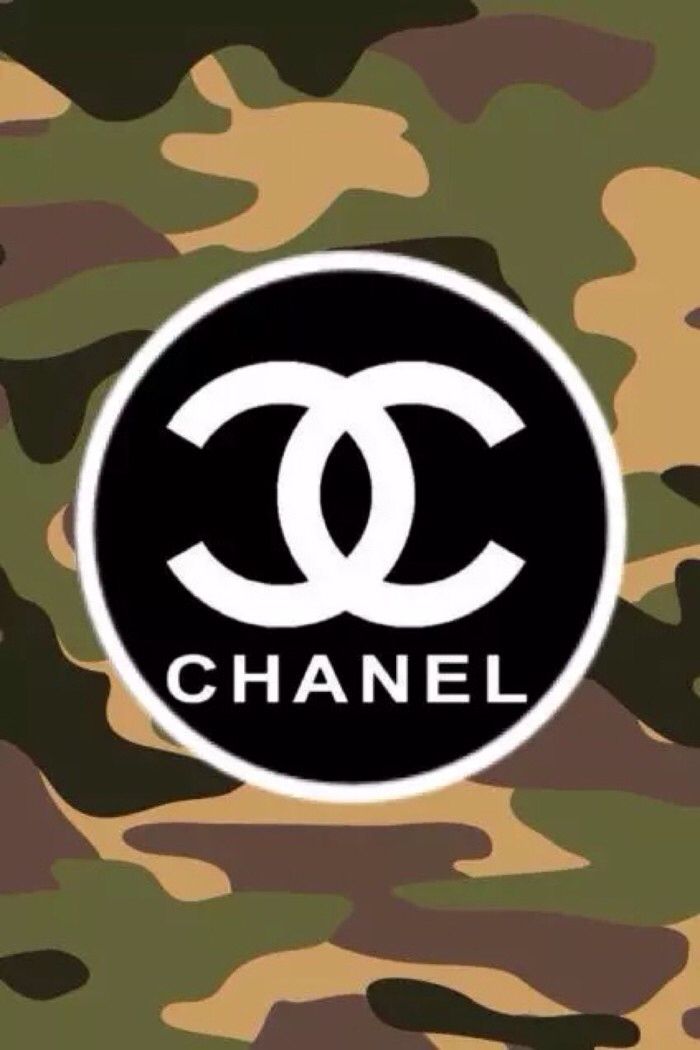 fondo de pantalla del logo de chanel,camuflaje militar,modelo,camuflaje,diseño,ilustración