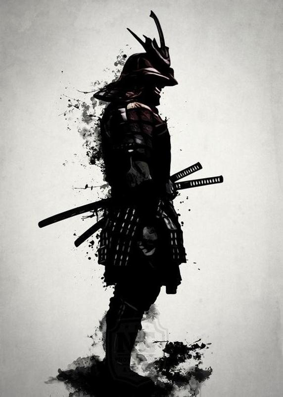 tato wallpaper,illustration,samurai,fictional character