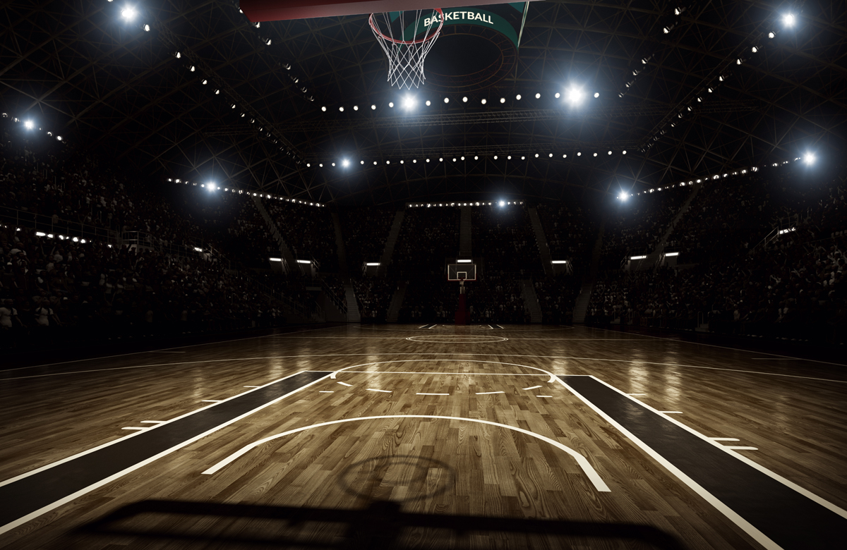 terrain de basket fond d'écran hd,lumière,ciel,stade,terrain de basketball,atmosphère