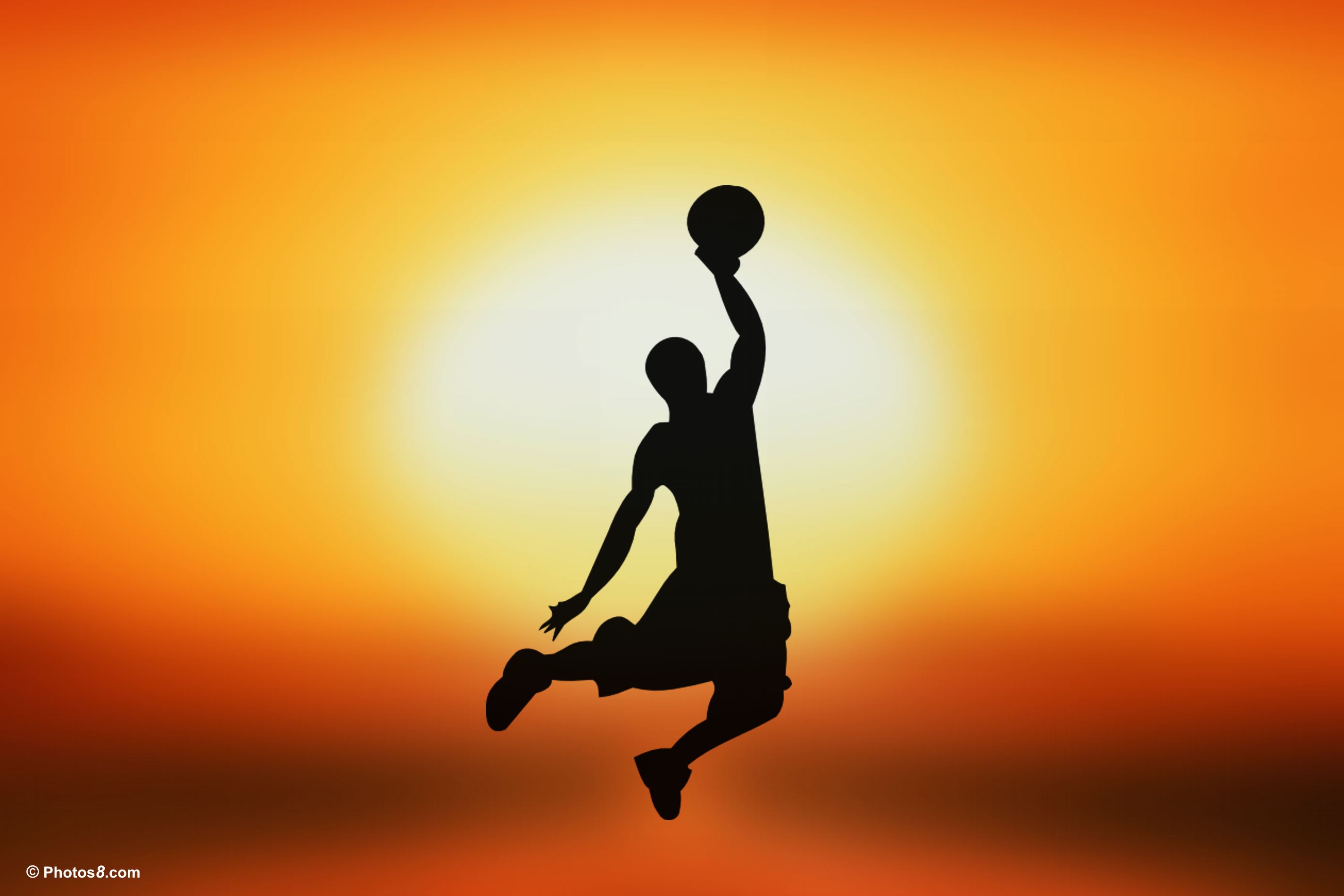 basketball ist leben tapete,basketball spieler,silhouette,himmel,glücklich,springen