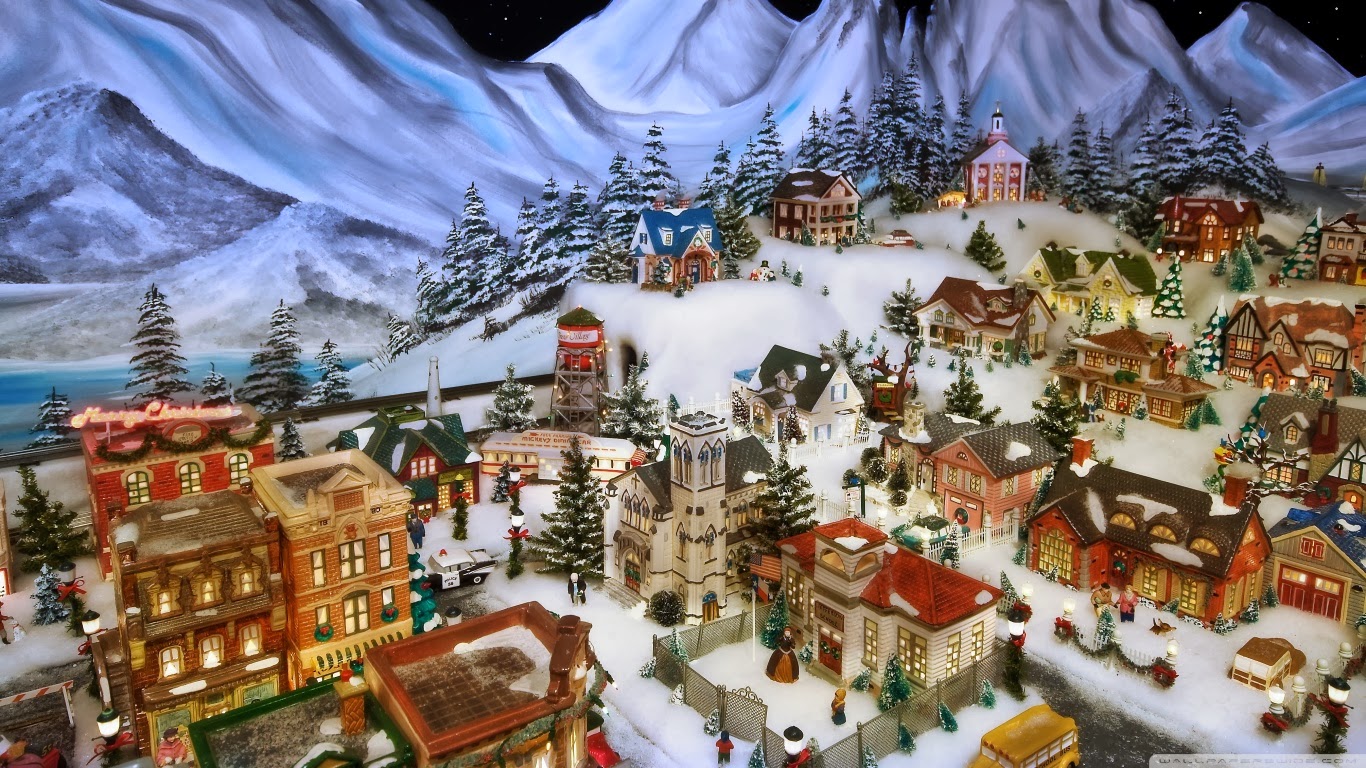 wallpaper noel,town,strategy video game,winter,human settlement,nativity scene