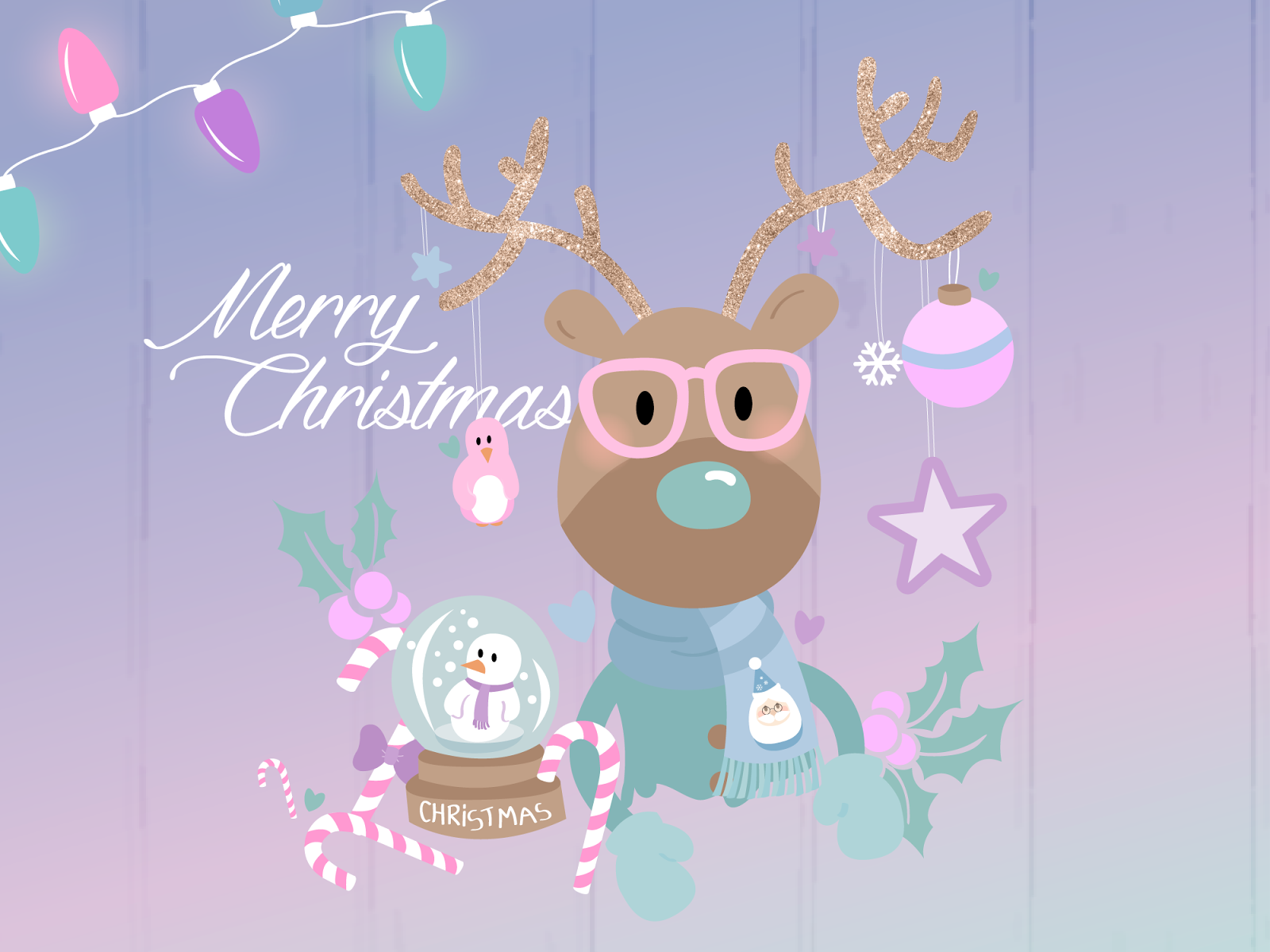 wallpaper noel,pink,cartoon,illustration,animation,clip art