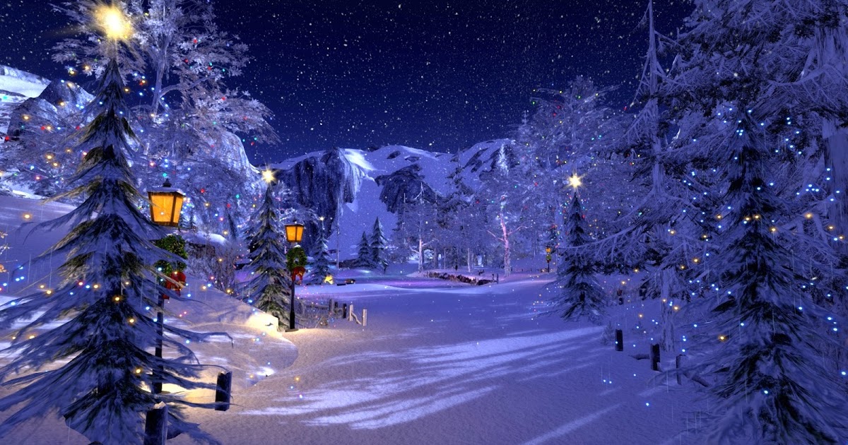 papel pintado noel,invierno,nieve,cielo,noche,nochebuena