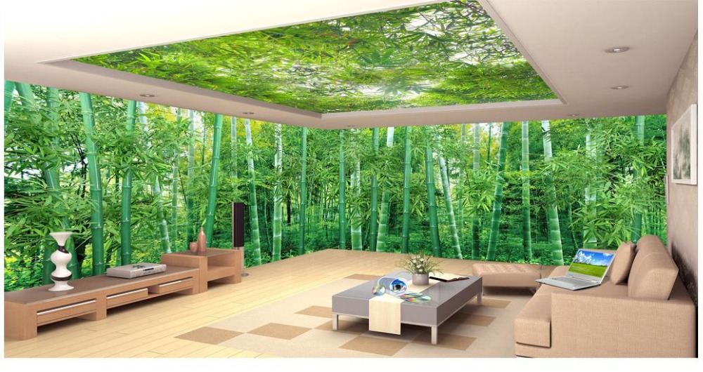 grande carta da parati per parete,soffitto,proprietà,verde,camera,parete