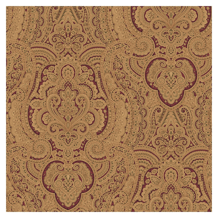 allen roth wallpaper,pattern,paisley,brown,motif,visual arts