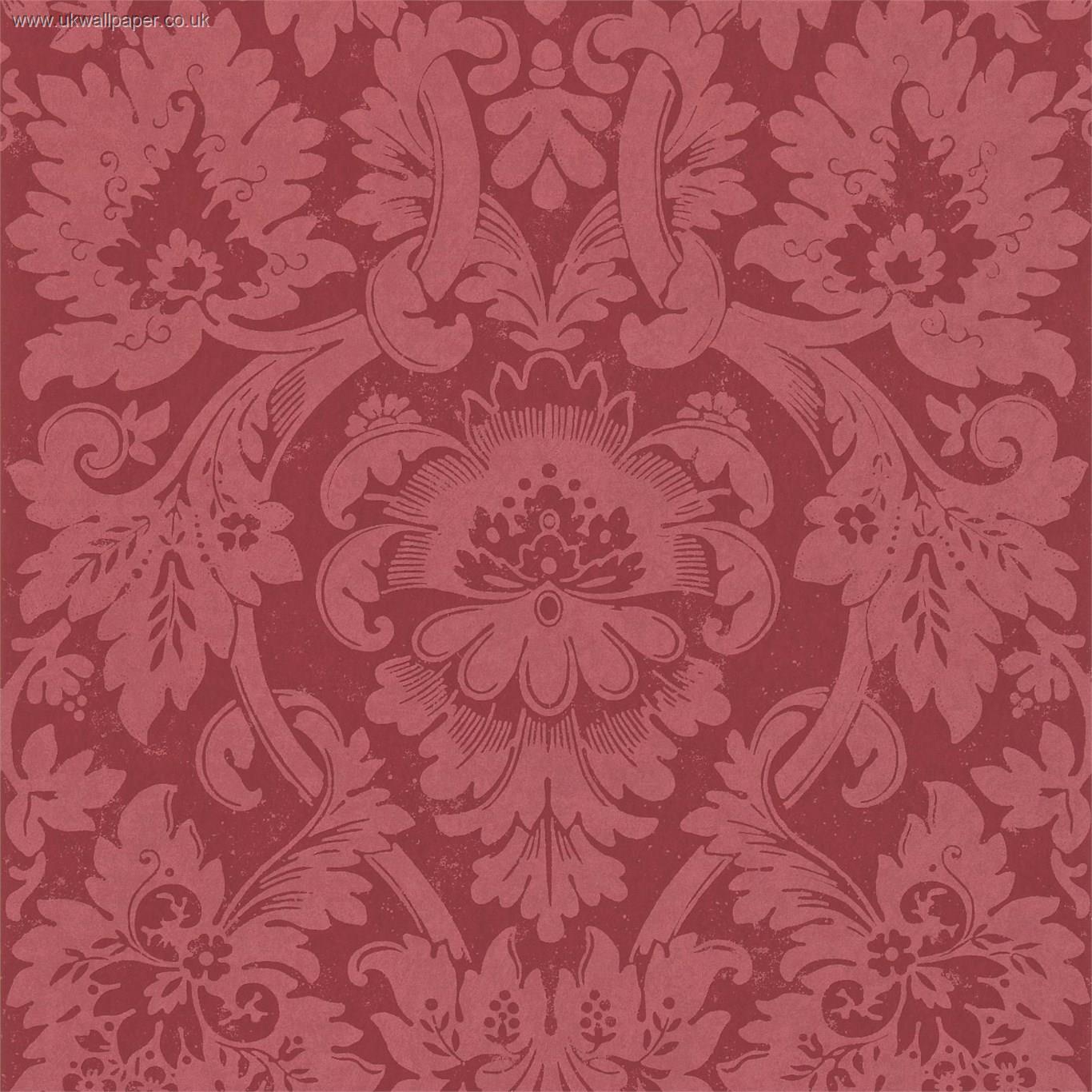 패브릭 벽지 영국,무늬,빨간,분홍,벽지,직물