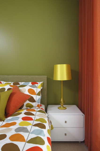 london wallpaper for bedrooms,orange,room,furniture,interior design,yellow
