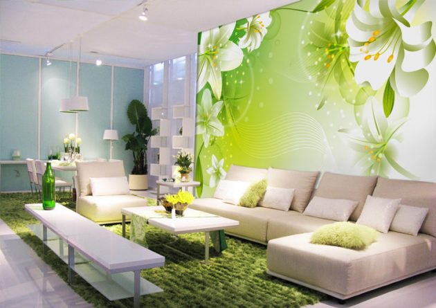 my room wallpaper,living room,room,interior design,green,furniture
