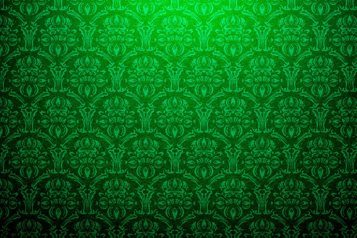 papel pintado vintage verde,verde,modelo,diseño,fondo de pantalla,césped