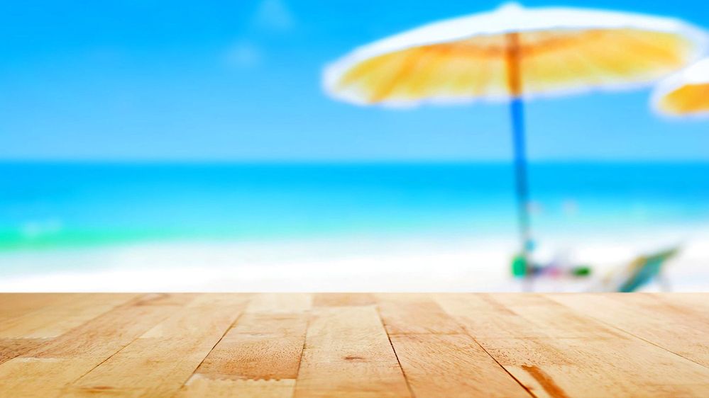 sfondo del tavolo,cielo,ombrello,vacanza,mare,turchese