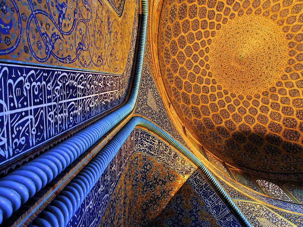 papier peint persan,bleu,mur,modèle,architecture,art