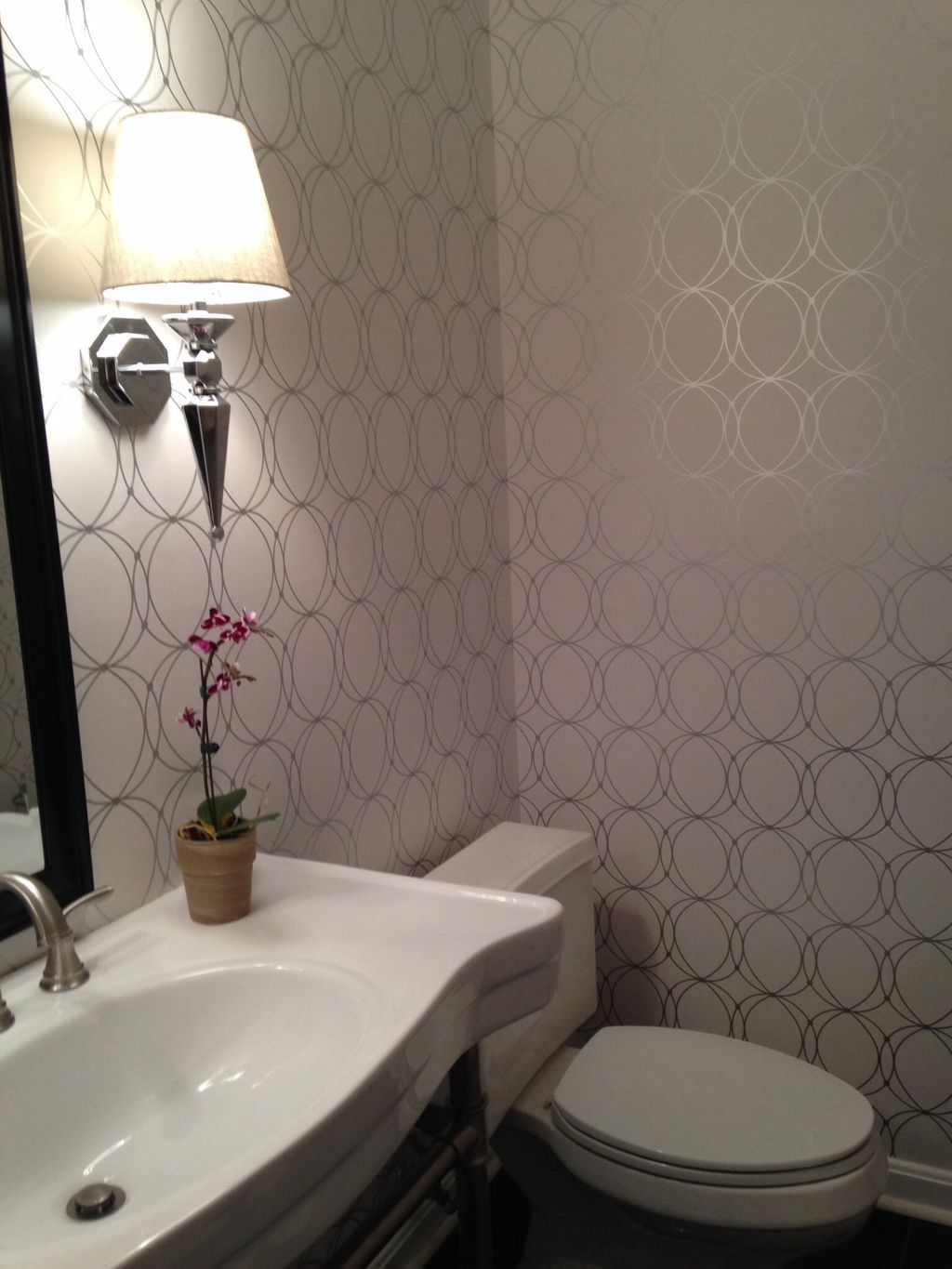 allen and roth wallpaper,bathroom,property,room,tile,toilet