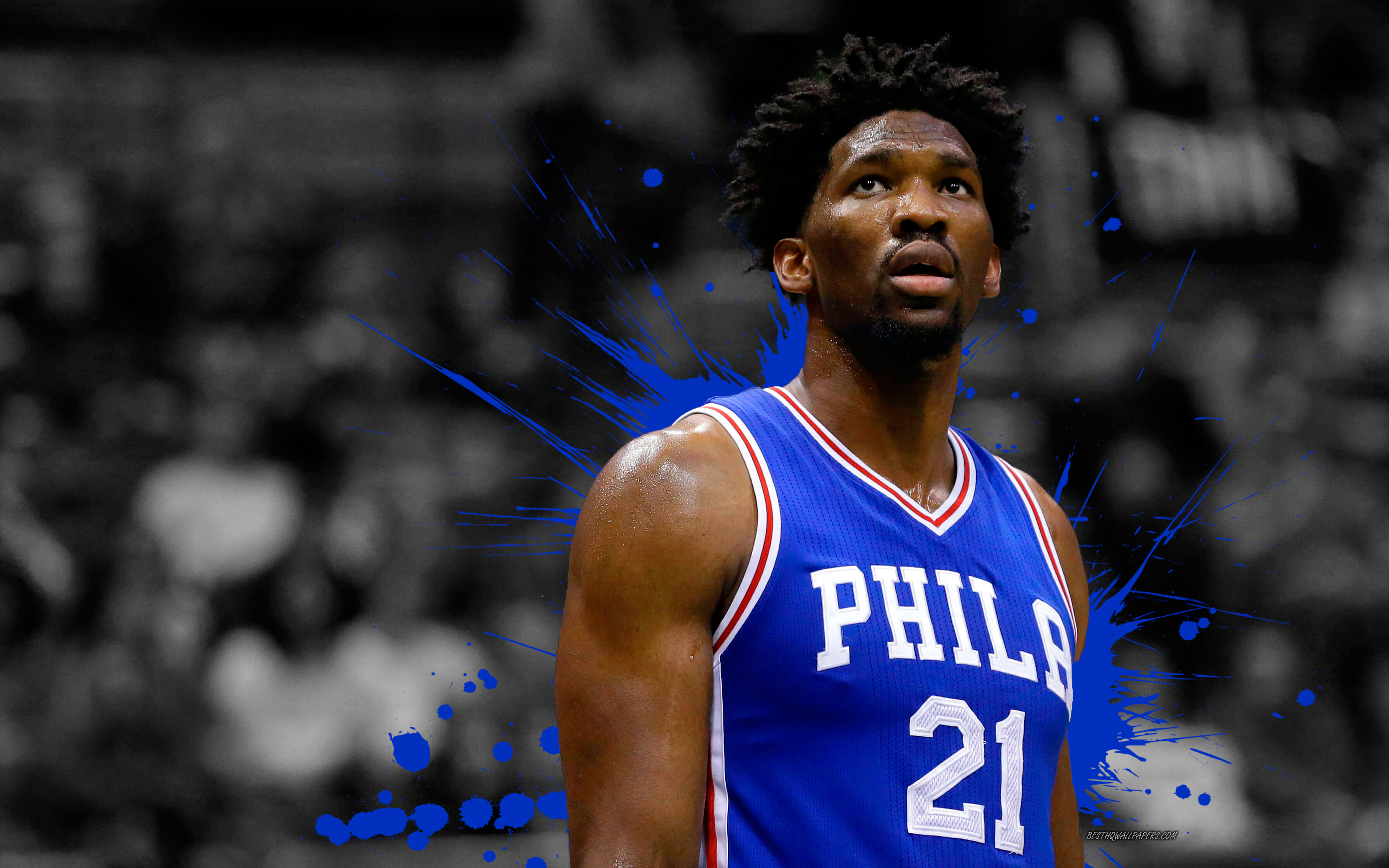 papier peint joel embiid,joueur de basketball,des sports,joueur,championnat,athlète