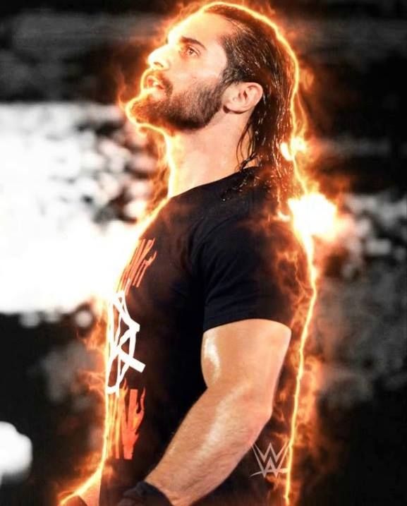 seth rollins iphone wallpaper,human,muscle,fire,long hair,heat