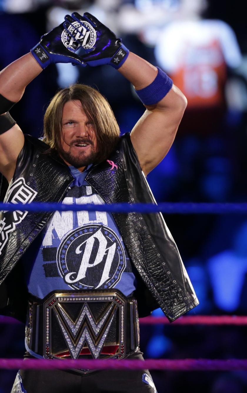 sfondi per iphone aj styles,lottatore,wrestling professionale,lotta,super bowl,fan