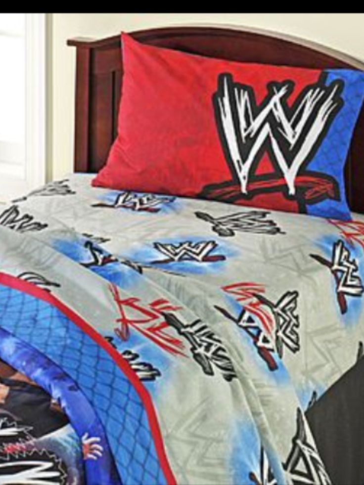 wwe schlafzimmer tapete,bettdecke,textil ,blau,bettbezug,schlafzimmer