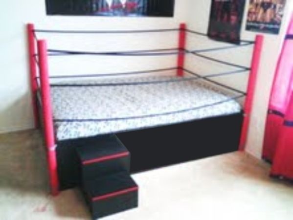 wwe bedroom wallpaper,furniture,bed,bed frame,room,bunk bed