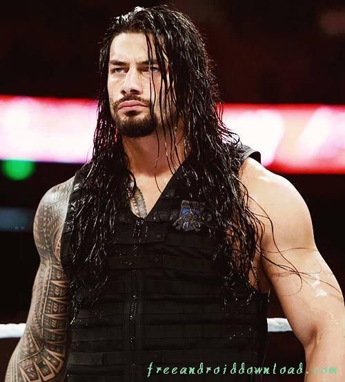 wwe roman reigns wallpaper free download,hair,wrestler,professional wrestling,facial hair,hairstyle