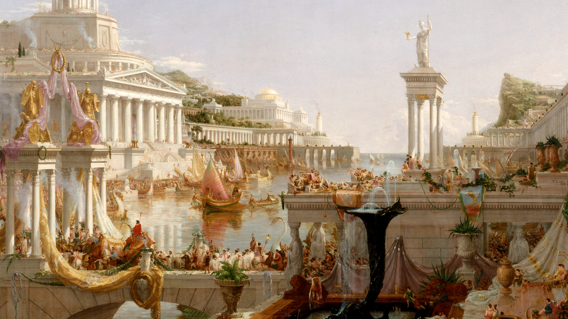 roman empire wallpaper,palace,painting,architecture,art,vehicle