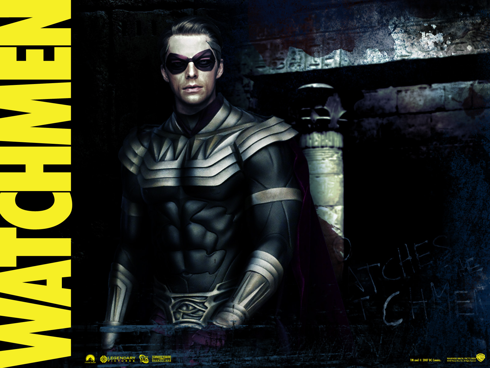 watchmen wallpaper hd,fictional character,movie,poster,action figure,album cover