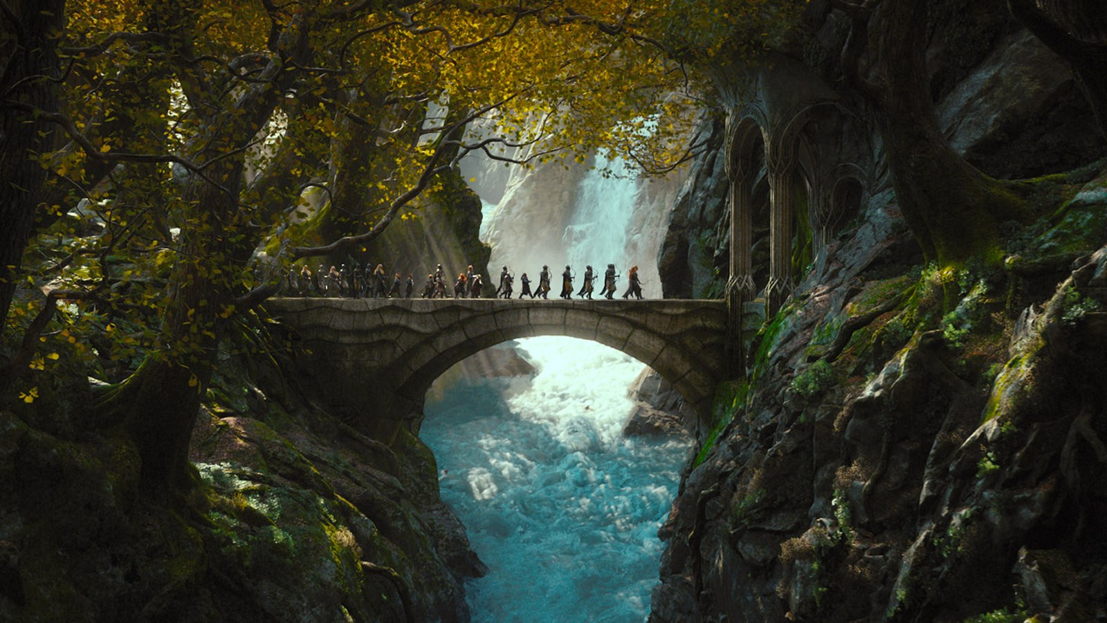 seigneur des anneaux fond d'écran,paysage naturel,la nature,plan d'eau,l'eau,pont en arc