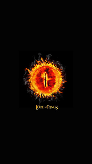 lotr fondo de pantalla para iphone,naranja,camiseta,oscuridad,fuente,gráficos