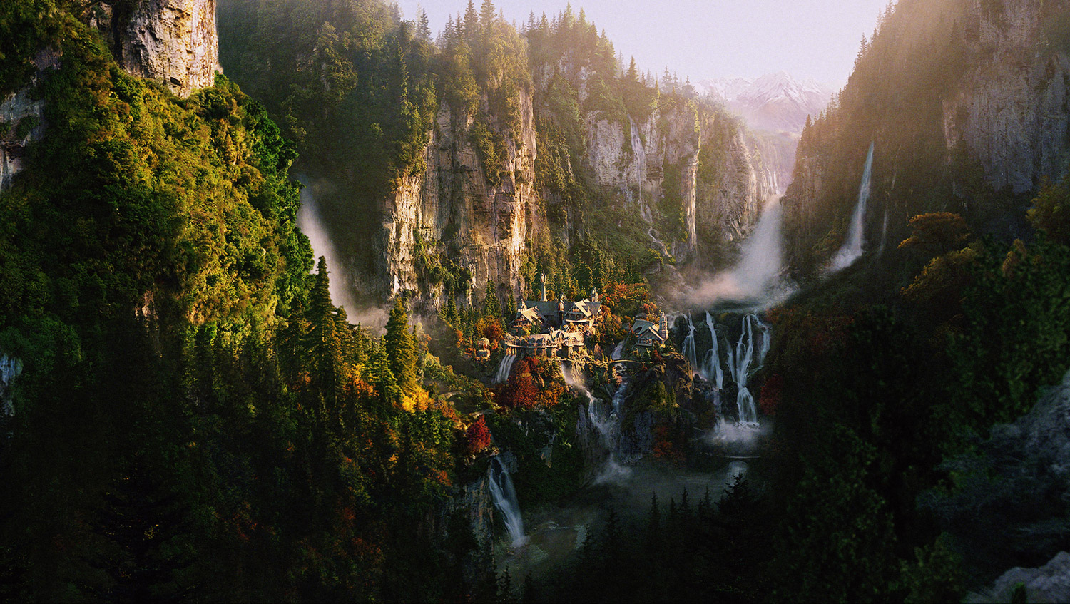 fondo de pantalla de rivendell,paisaje natural,naturaleza,cuerpo de agua,cascada,agua