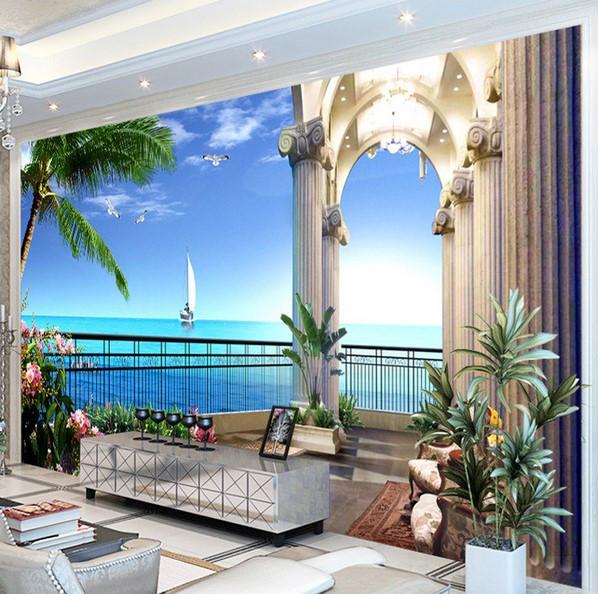 balcony wallpaper,property,room,building,interior design,living room