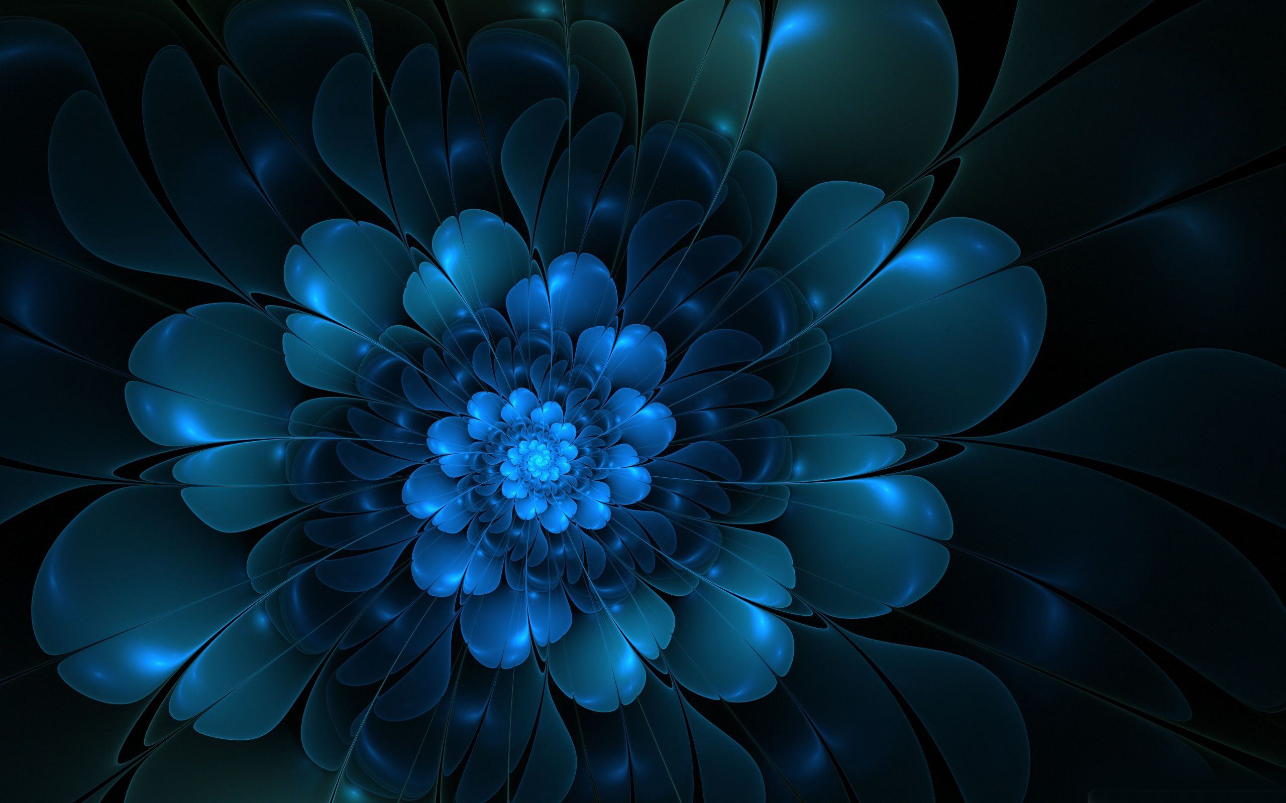 descarga de fondo de pantalla azul hd,azul,arte fractal,azul cobalto,azul eléctrico,pétalo
