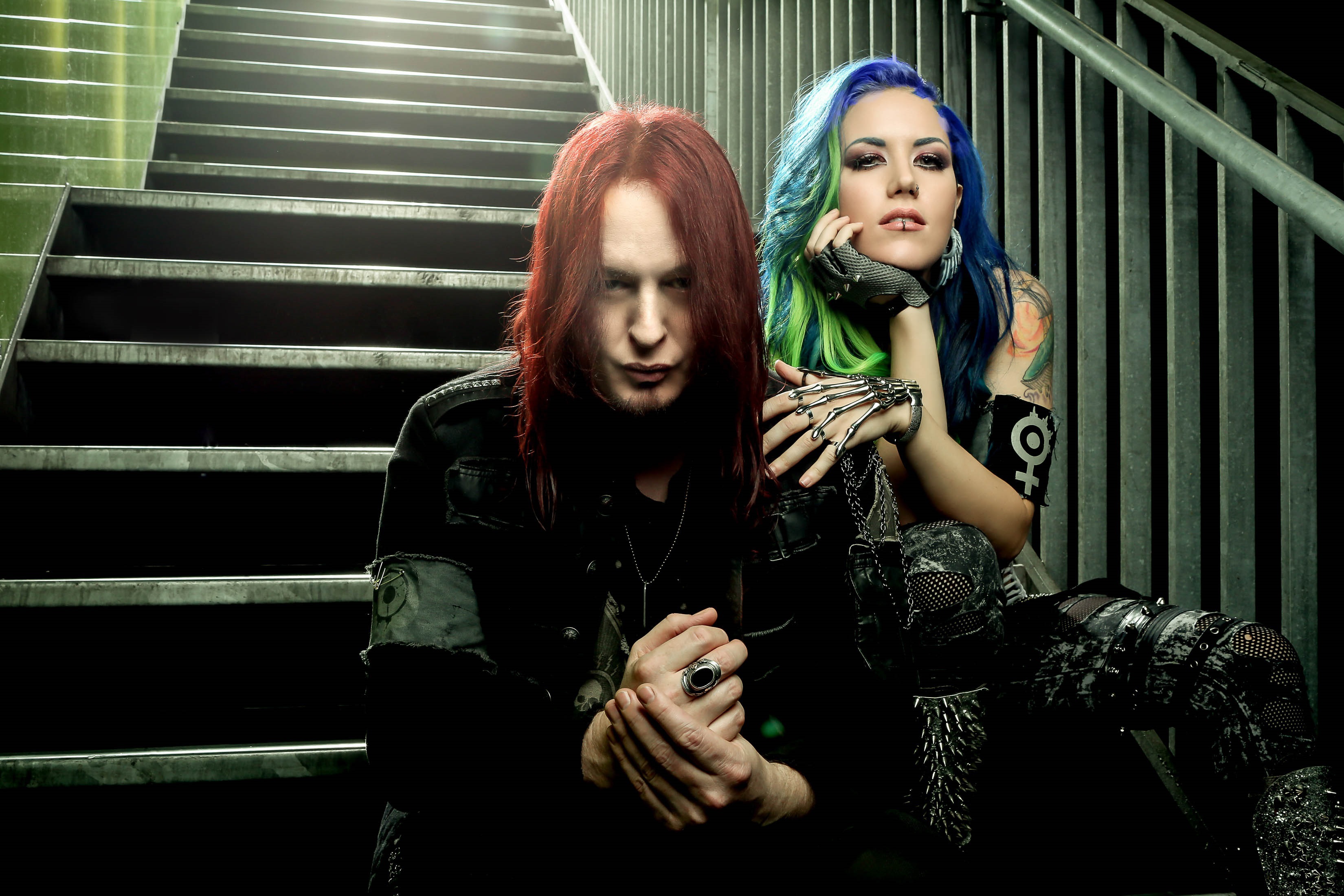arch enemy wallpaper,cool,photography,flash photography,goth subculture,fictional character
