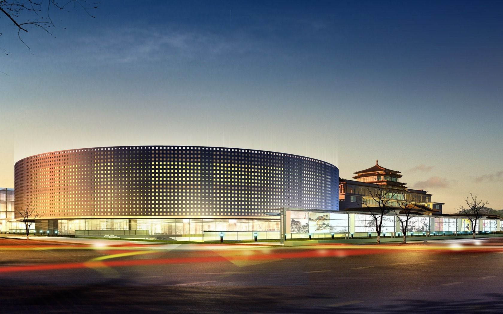 moderne architektur tapete,die architektur,himmel,gebäude,stadion,metropolregion