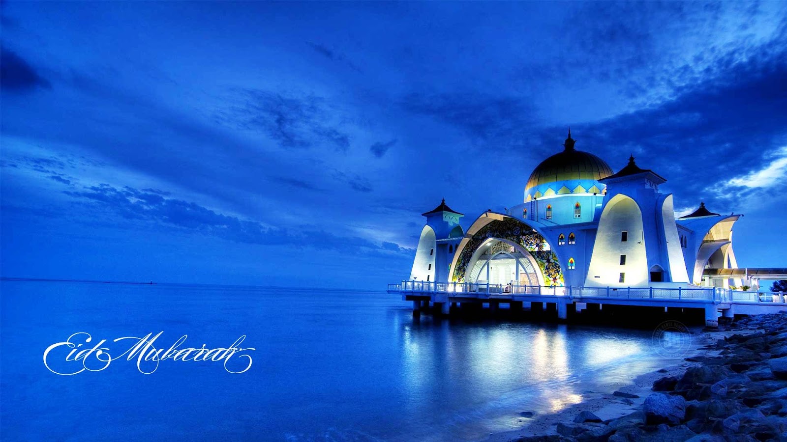 eid ke wallpaper,blue,sky,landmark,architecture,night