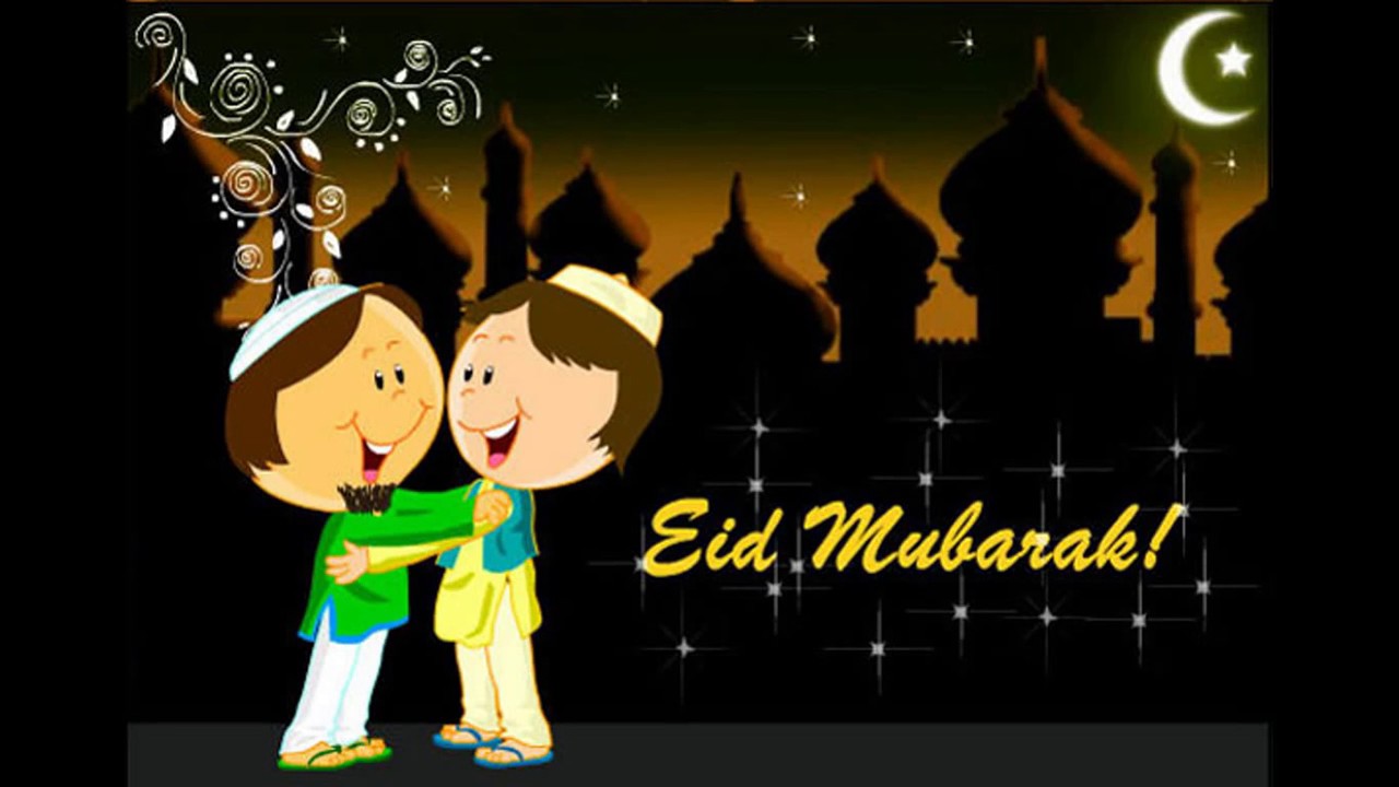 new eid wallpaper,cartoon,text,font,animation,graphic design