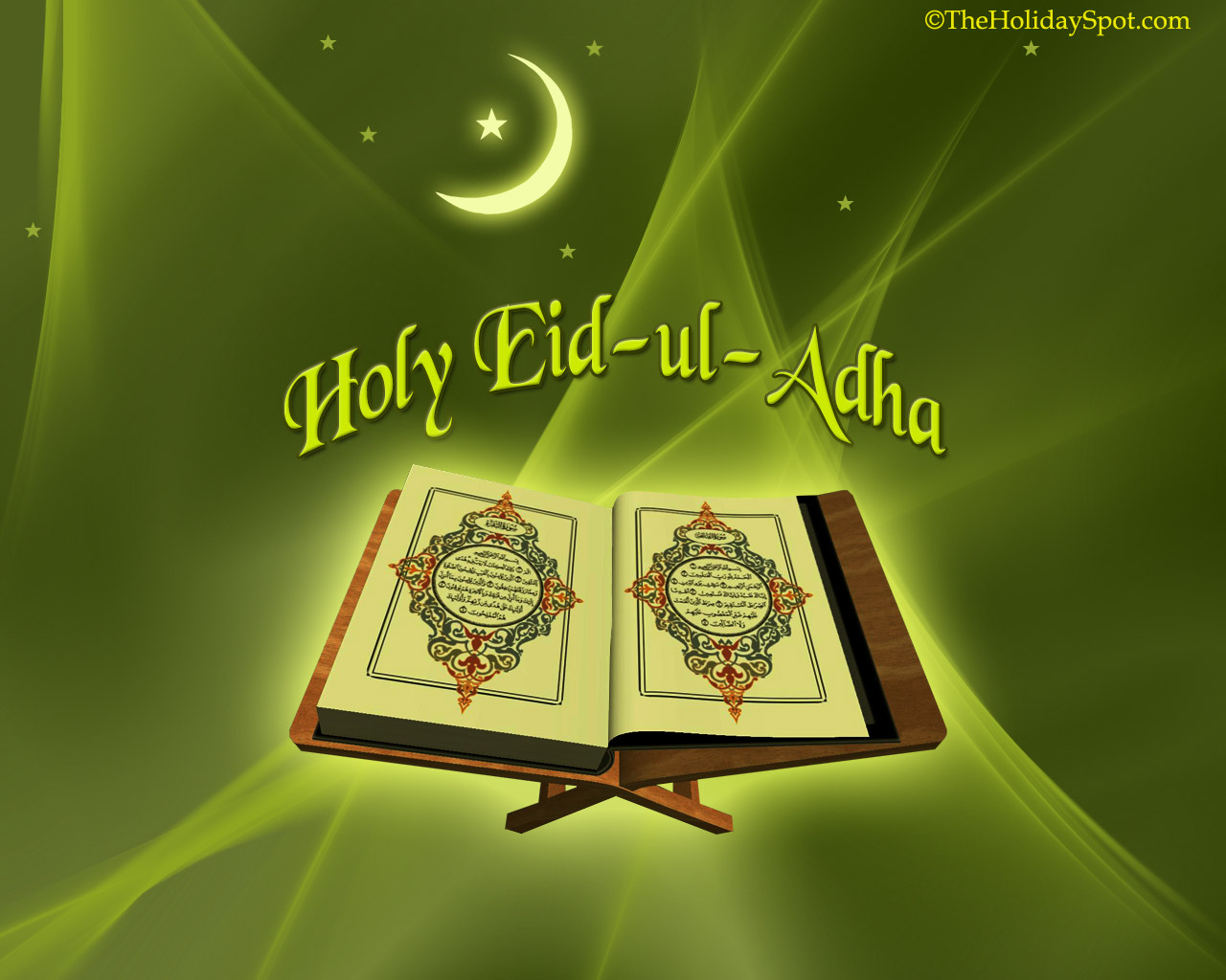 eid ul adha wallpapers pictures,green,text,organism,font,illustration