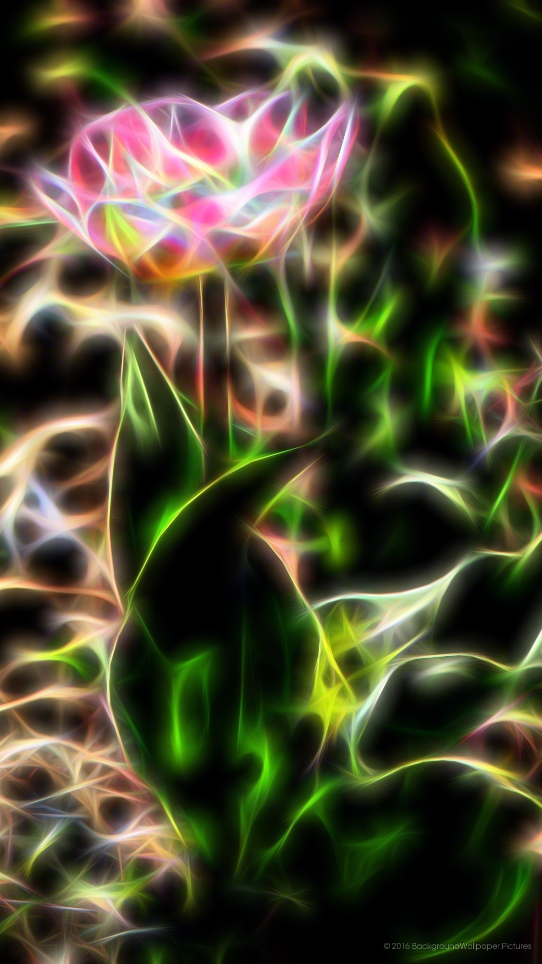 lyf mobile fondos de pantalla hd,verde,arte fractal,púrpura,hoja,planta