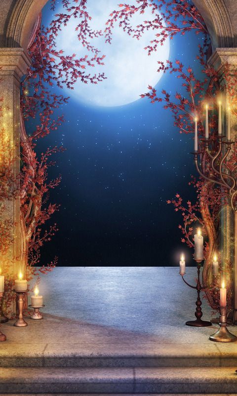 fantasy phone wallpaper,stage,theatrical scenery,heater,lighting,sky
