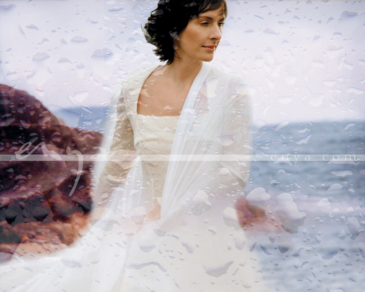 엔야 벽지,하얀,웨딩 드레스,아름다움,드레스,신부