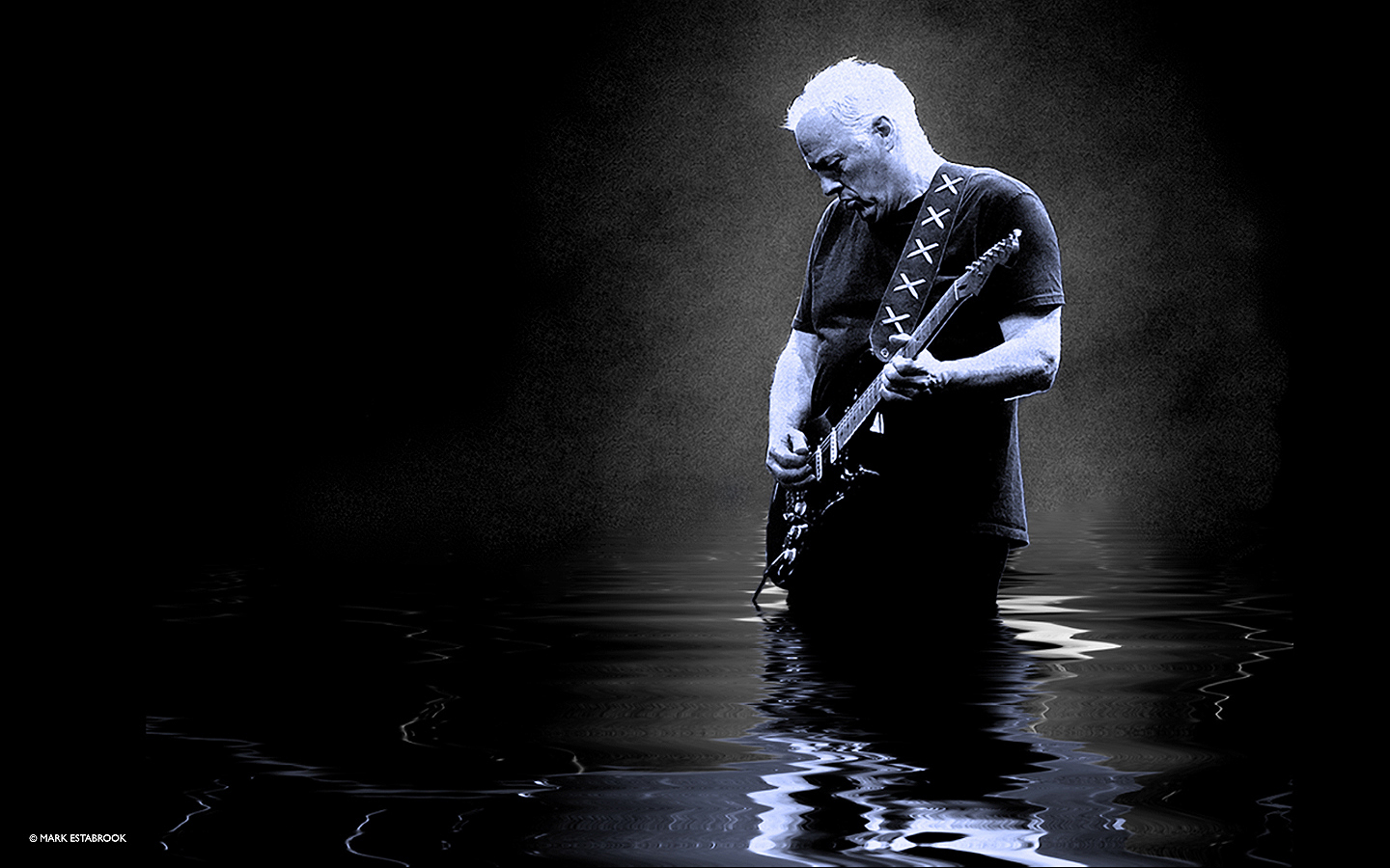 fondo de pantalla de david gilmour,negro,actuación,oscuridad,músico,música