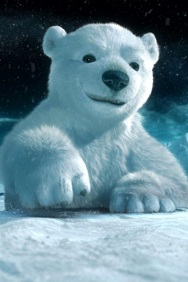 북극곰 아이폰 배경 화면,북극곰,곰,북극곰,지상파 동물,주둥이