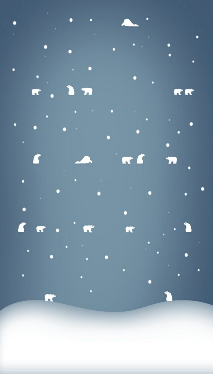 eisbär iphone wallpaper,blau,himmel,atmosphäre,muster,schriftart