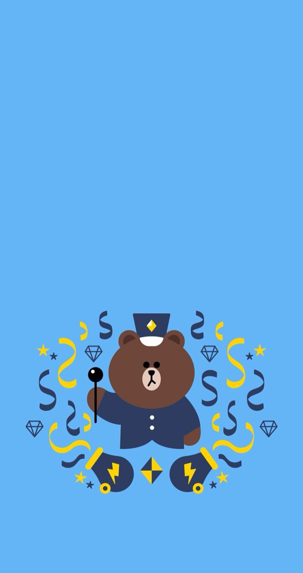 line bear wallpaper,cartoon,owl,illustration,fictional character