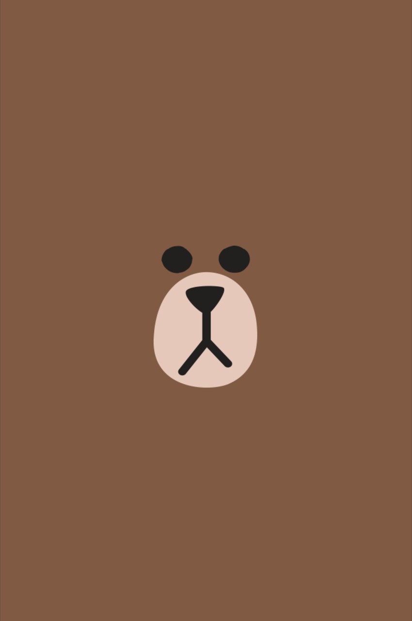 Line Bear Wallpaper Brown Cartoon Illustration Font Bear Wallpaperuse Line Bear Wallpaper Brown Cartoon Illustration Font Bear Wallpaperuse