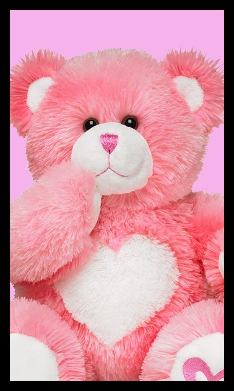 pink bear wallpaper,teddy bear,stuffed toy,pink,toy,plush