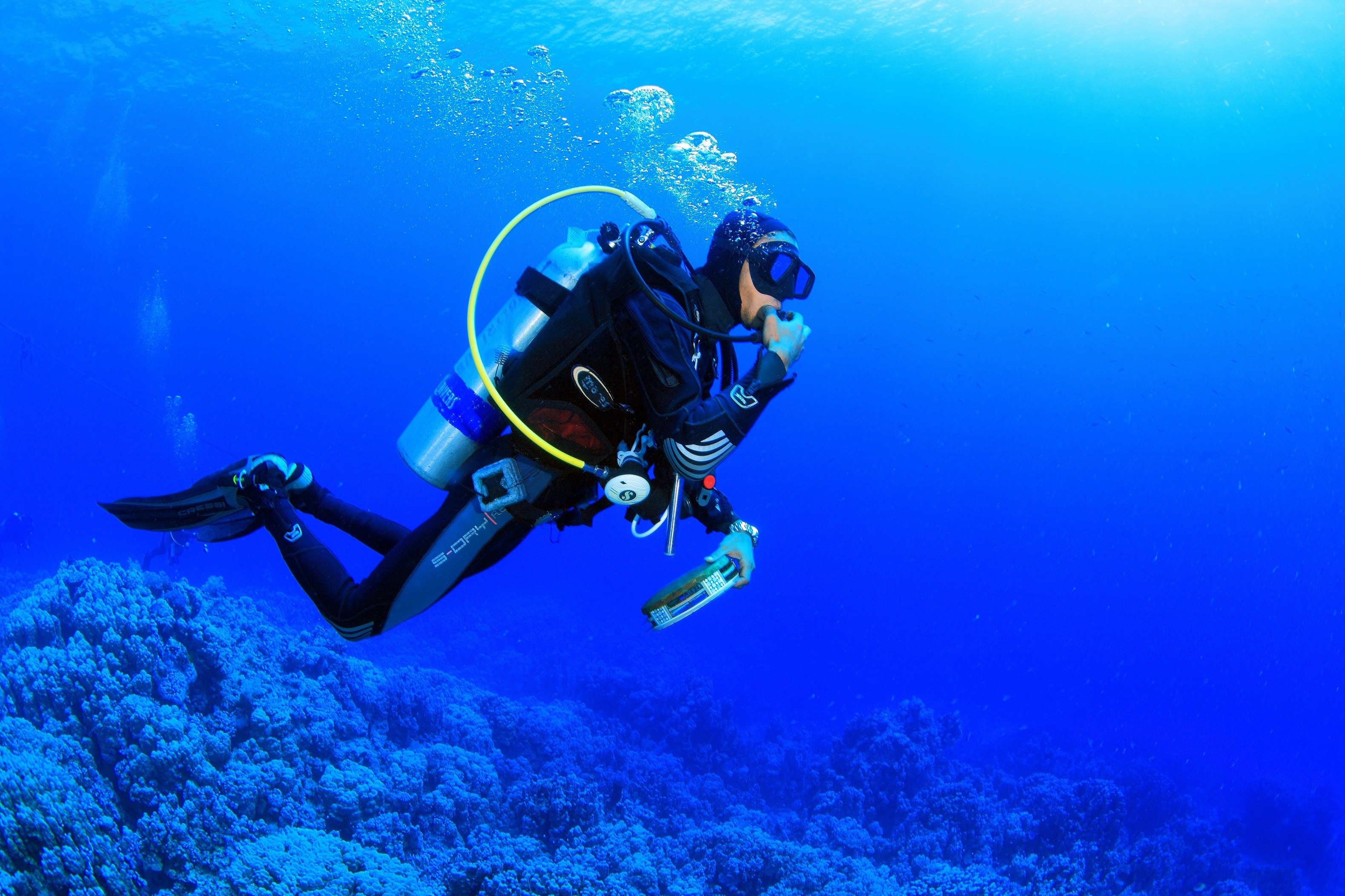 Fond Décran De Plongéeplongée Sous Marineéquipement De Plongésous