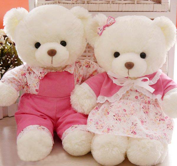 pareja oso de peluche fondos de pantalla,peluche,oso de peluche,juguete,felpa,rosado