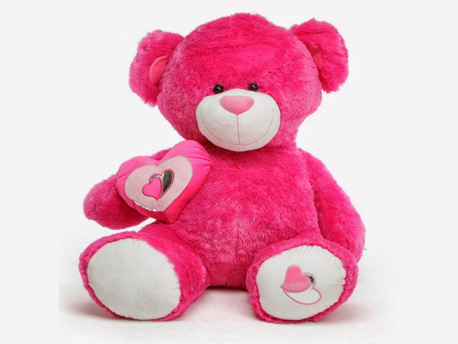 new teddy bear wallpaper,stuffed toy,teddy bear,toy,plush,pink